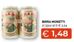 Mercatò Extra Birra Moretti offerta