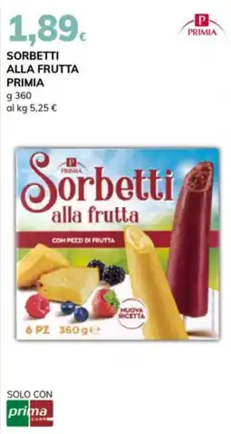 Basko Sorbetti alla frutta Primia offerta