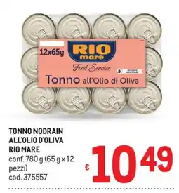 Metro Tonno all'Olio di Oliva Rio Mare offerta