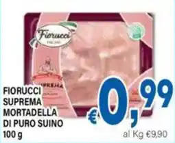 DEM Fiorucci Suprema Mortadella di Puro Suino offerta