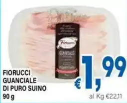 DEM Fiorucci guanciale di puro suino offerta