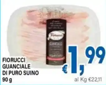 DEM Fiorucci guanciale di puro suino offerta