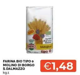 Mercatò Farina bio tipo 0 Molino di Borgo S. Dal Mazzo offerta