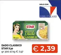 Mercatò Extra Dado Classico Star offerta