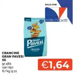 Mercatò Cranchine Gran Pavesi offerta