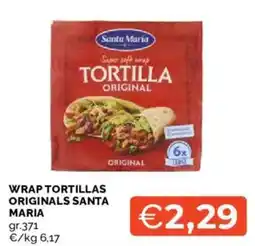 Mercatò Wrap tortillas originals Santa Maria offerta