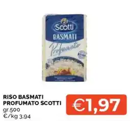 Mercatò Riso basmati profumato Scotti offerta