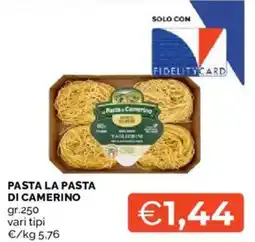 Mercatò Pasta La Pasta di Camerino offerta