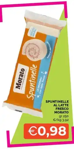 Mercatò Spuntinelle al latte fresco Morato offerta