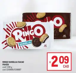 Metro Ringo vaniglia/cacao offerta