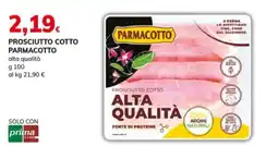 Basko Prosciutto cotto Parmacotto offerta