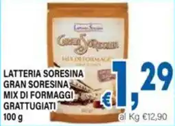 DEM Latteria SoreSina Gran SoreSina Mix di formaggi grattugiati offerta