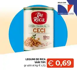 Mercatò Extra Ceci De Rica offerta