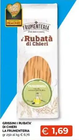 Mercatò Extra Grissini i rubata' di chieri la frumenteria offerta