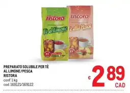 Metro Preparato solubile per tè Ristora offerta