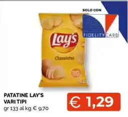 Mercatò Extra Patatine Lay's offerta