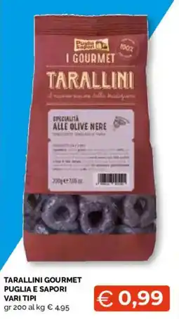 Mercatò Extra Tarallini gourmet alle olive nere offerta
