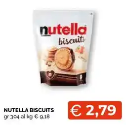 Mercatò Extra Nutella biscuits offerta