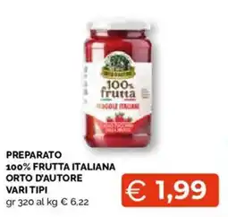 Mercatò Extra 100% frutta orto d'autore offerta
