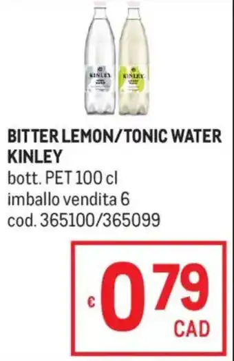 Metro Bitter Lemon/Tonic Water Kinley offerta