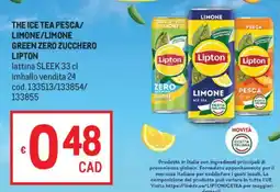 Metro Lipton Ice Tea Limone offerta