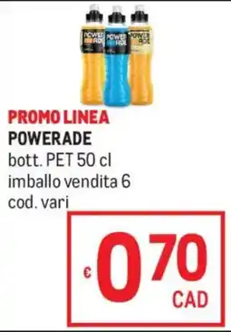 Metro Powerade offerta