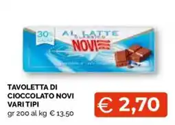 Mercatò Extra Tavoletta di cioccolato Novi offerta