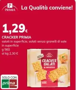 Basko Cracker Primia salati in superficie offerta