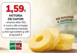 Basko Fattoria dei sapori ananas fette XXL offerta