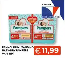 Mercatò Extra Pannolini mutandino baby-dry Pampers offerta