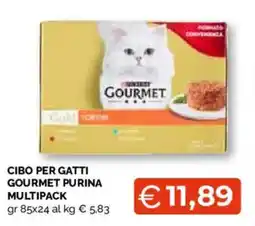 Mercatò Extra Cibo per gatti Gourmet Purina offerta