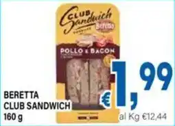 DEM Beretta Club Sandwich Pollo e Bacon offerta