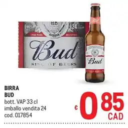 Metro Birra Bud offerta