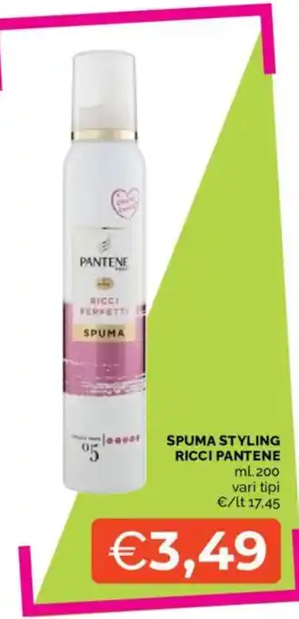 Spuma styling ricci pantene