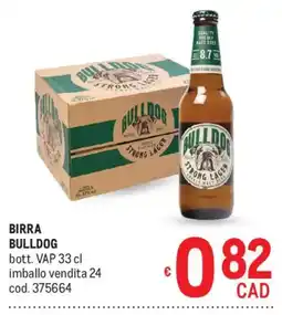 Metro Birra Bulldog offerta
