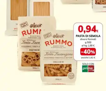 Basko Pasta di semola Rummo offerta