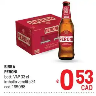 Metro Birra Peroni offerta