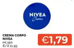 Mercatò Crema corpo Nivea offerta
