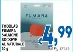 DEM Fumara salmone sockeye al naturale offerta