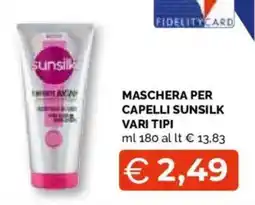 Mercatò Extra Maschera per capelli Sunsilk offerta