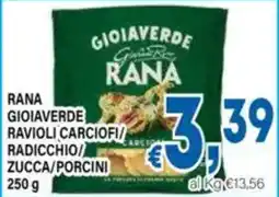 DEM Ravioli carciofi radicchio zucca porcini Gioiaverde offerta