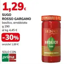 Basko Sugo Rosso Gargano basilico offerta