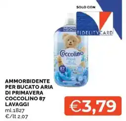 Mercatò Ammorbidente per bucato aria di primavera coccolino 87 offerta