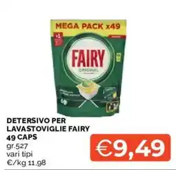 Mercatò Detersivo per lavastoviglie Fairy offerta