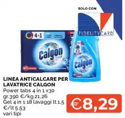 Mercatò Linea anticalcare per lavatrice Calgon offerta