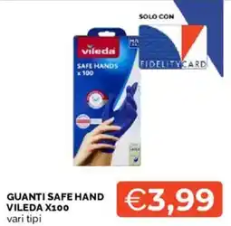 Mercatò Guanti Safe Hand Vileda offerta