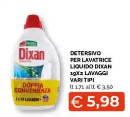 Mercatò Extra Detersivo per lavatrice liquido Dixan offerta