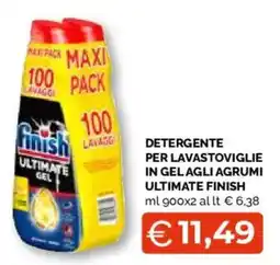 Mercatò Extra Detergente per lavastoviglie in gel agli agrumi ultimate finish offerta
