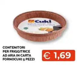Mercatò Extra Contenitori per friggitrice ad aria in carta fornocuki offerta