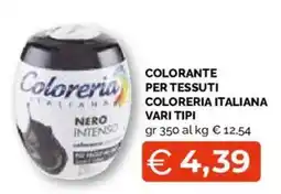 Mercatò Extra Colorante per tessuti Coloreria Italiana Nero Intenso offerta